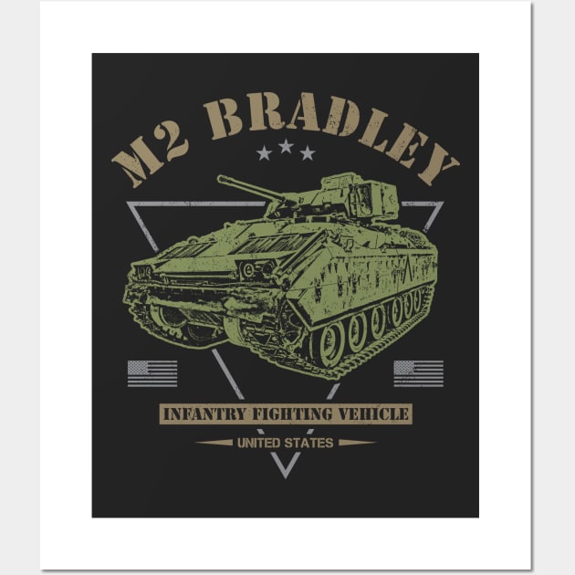 M2 Bradley IVF Wall Art by Military Style Designs